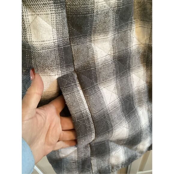 Simply Southern Fleece Flannel Vest Sz 2XL WITH Black White - Picture 3 of 9